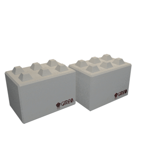 Divisorio per stampo di calcestruzzo